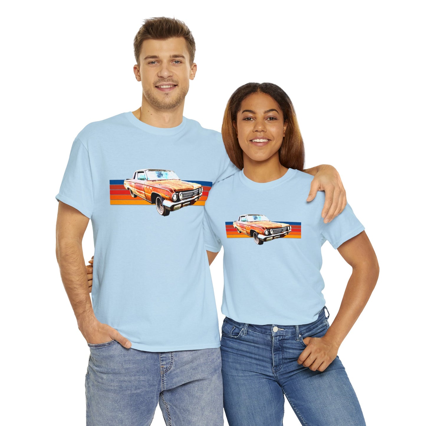 Vintage Wildcat Antique American Muscle Car Heavy Cotton Tee