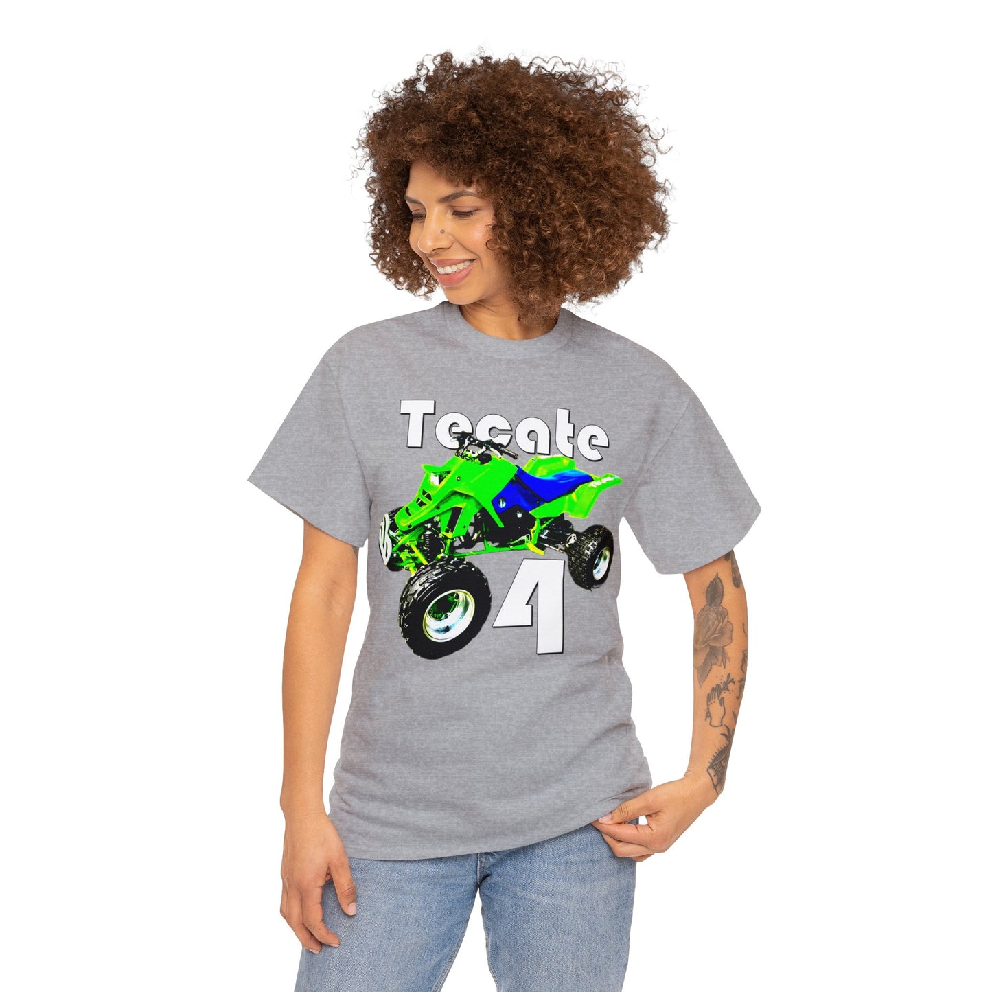 Tecate Vintage Four Wheeler 4 Wheeler ATC ATV Heavy Cotton Tee