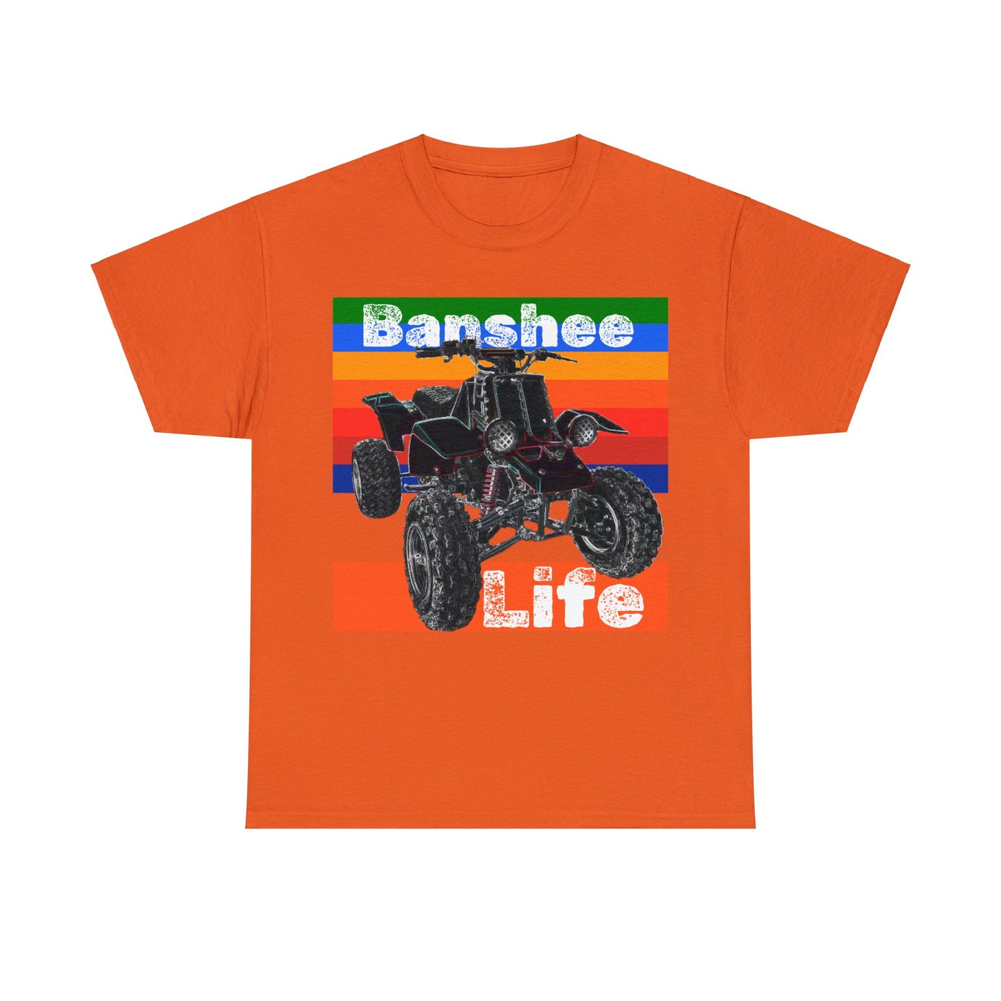 Banshee Quad ATV, Banshee Four Wheeler, Quad Bike Heavy Cotton Tee