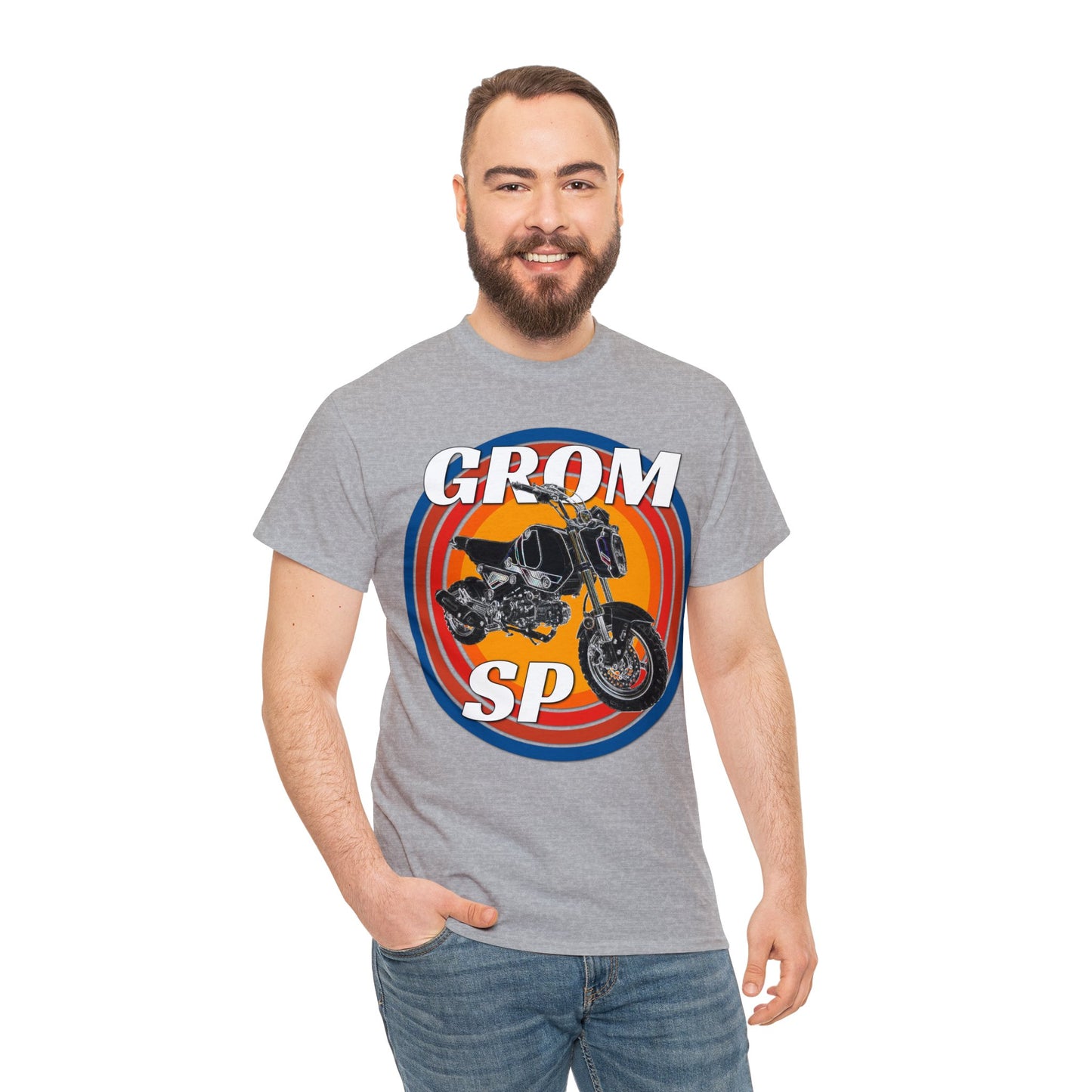 Grom SP Motorcycle Minibike Motocross Motor Bike Heavy Cotton Tee