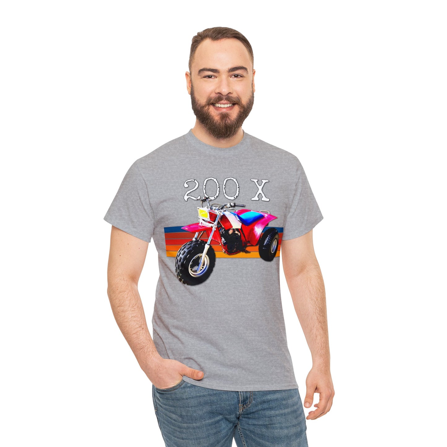 1985 Vintage Retro Three Wheeler ATV ATC 200x Heavy Cotton Tee