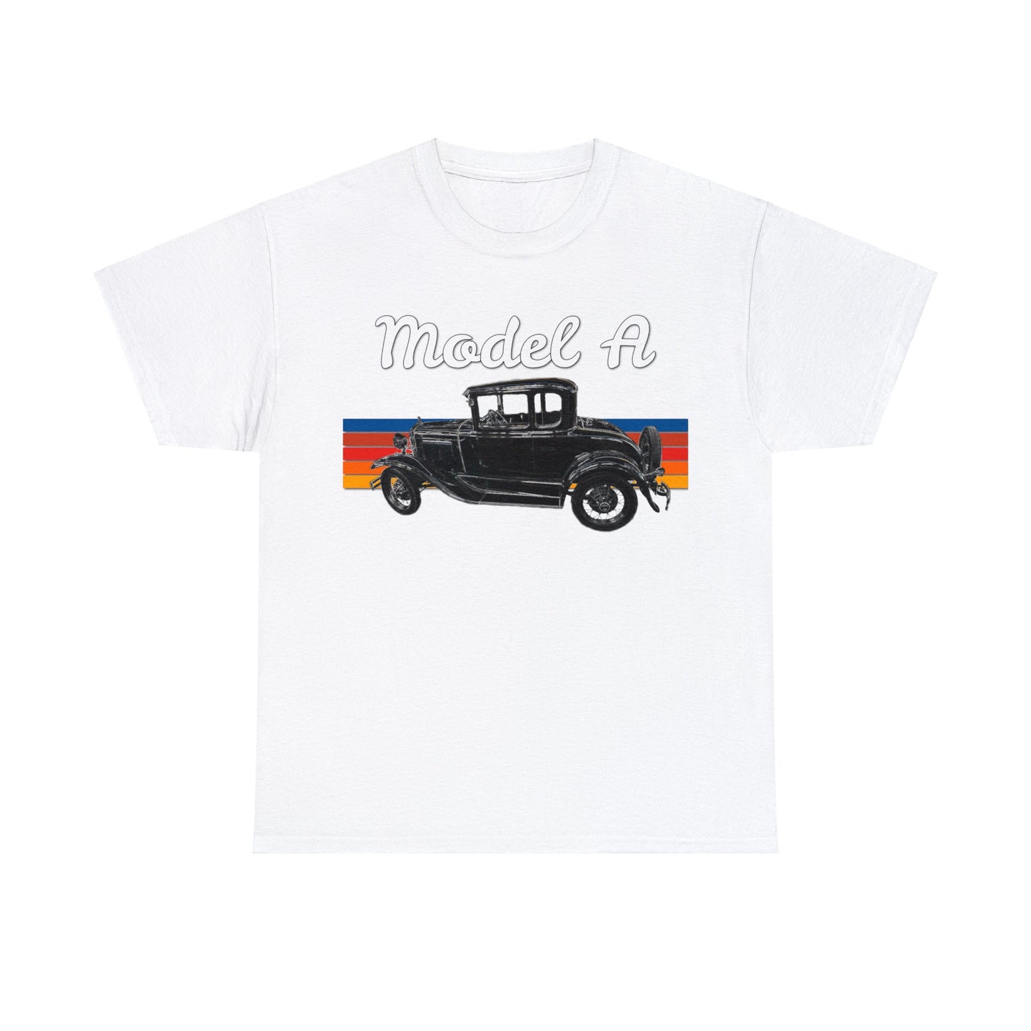 Vintage Model A Car, 1930 Model A Coupe Vintage American Car Heavy Cotton Tee