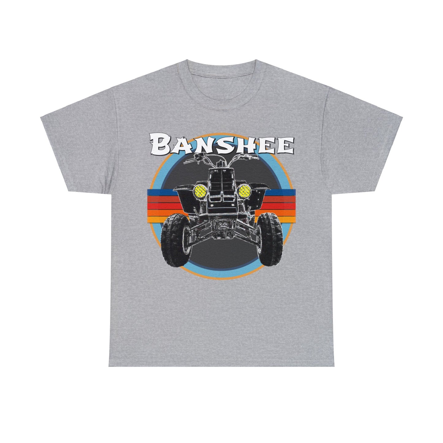 Banshee Quad ATV, Banshee Four Wheeler, Quad Bike Heavy Cotton Tee