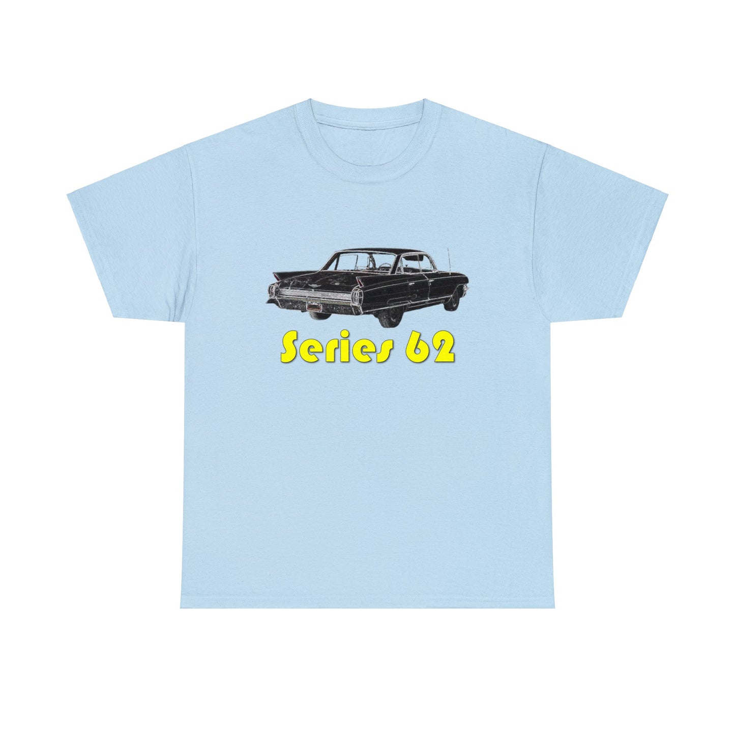 Series 62, Caddy, Vintage Car, Antique American Automobile, Retro Car Heavy Cotton Tee