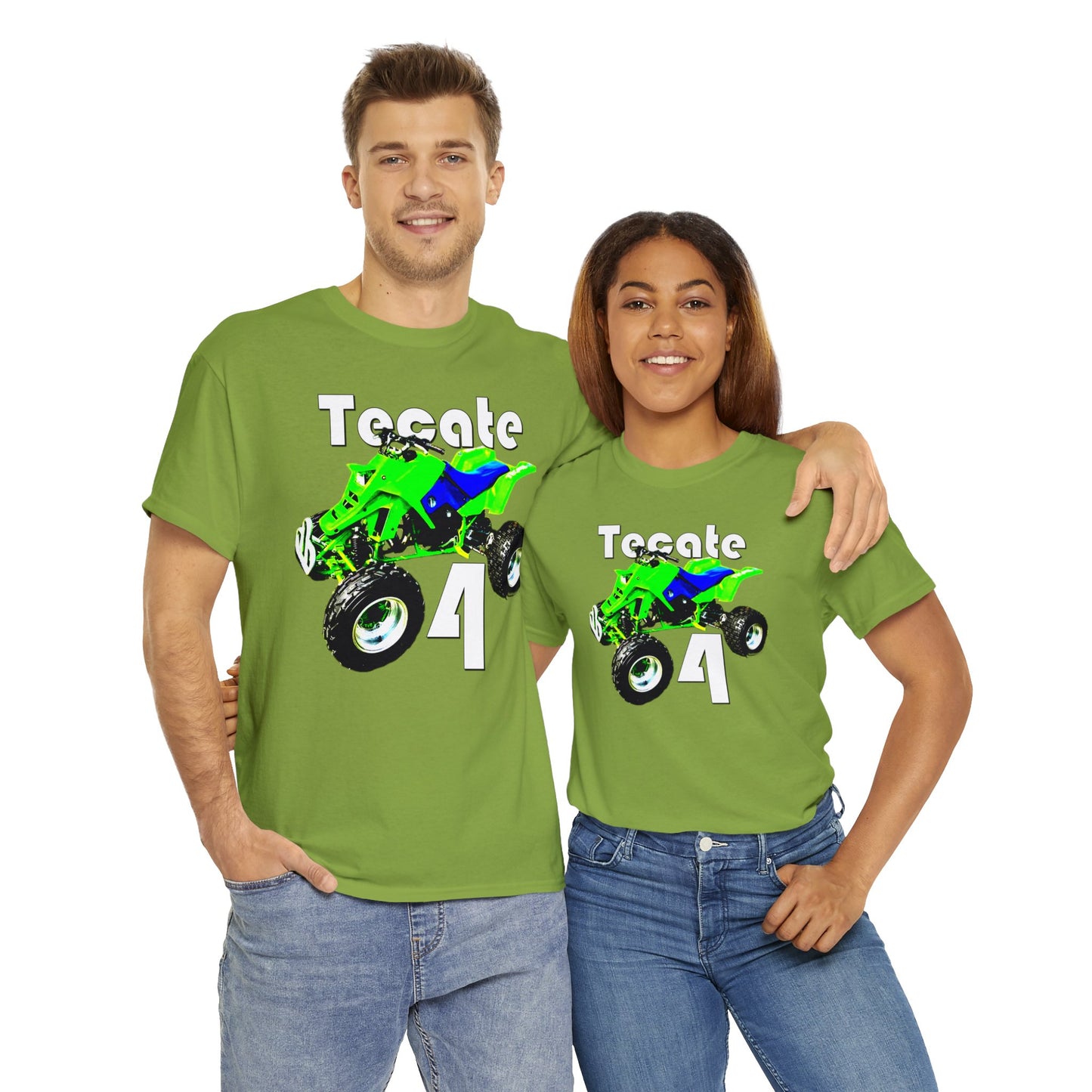 Tecate Vintage Four Wheeler 4 Wheeler ATC ATV Heavy Cotton Tee