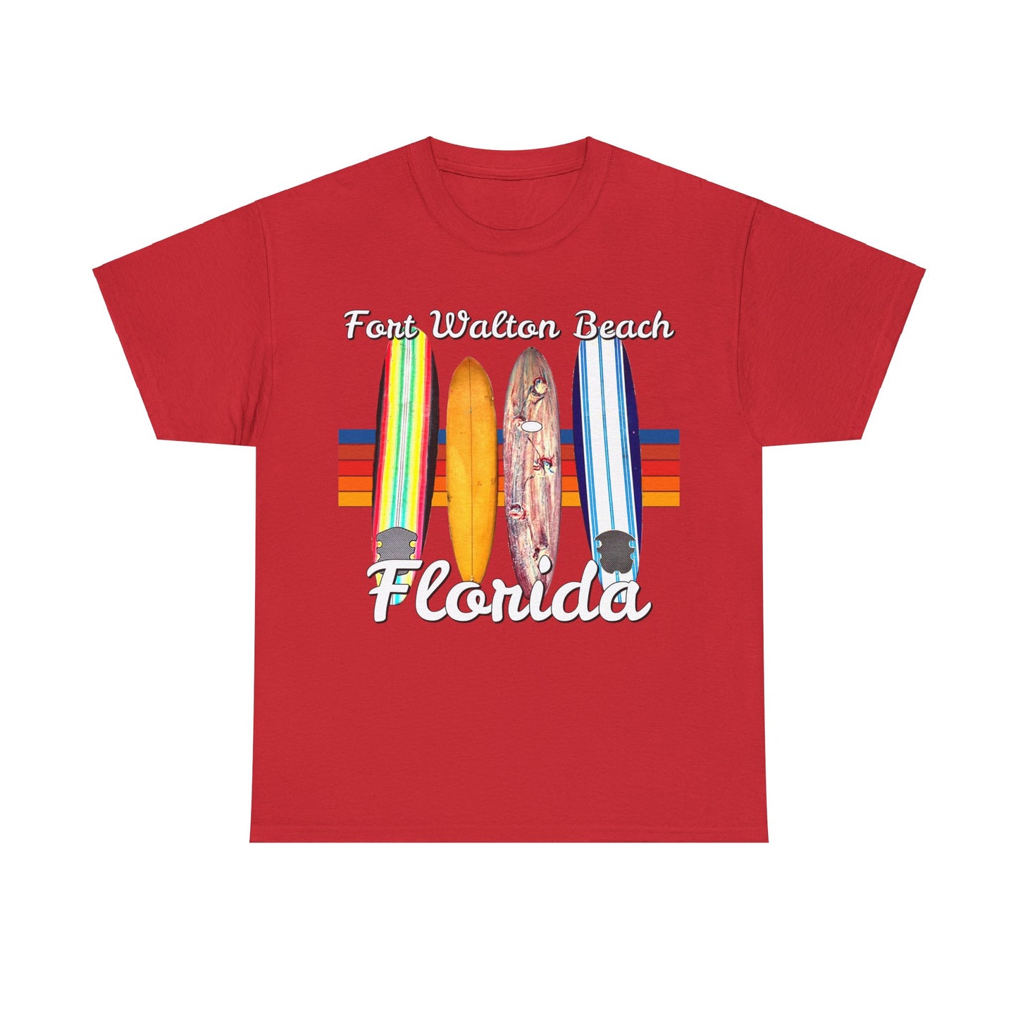 Fort Walton Beach, Vintage Ft Walton, Retro Fort Walton Heavy Cotton Tee