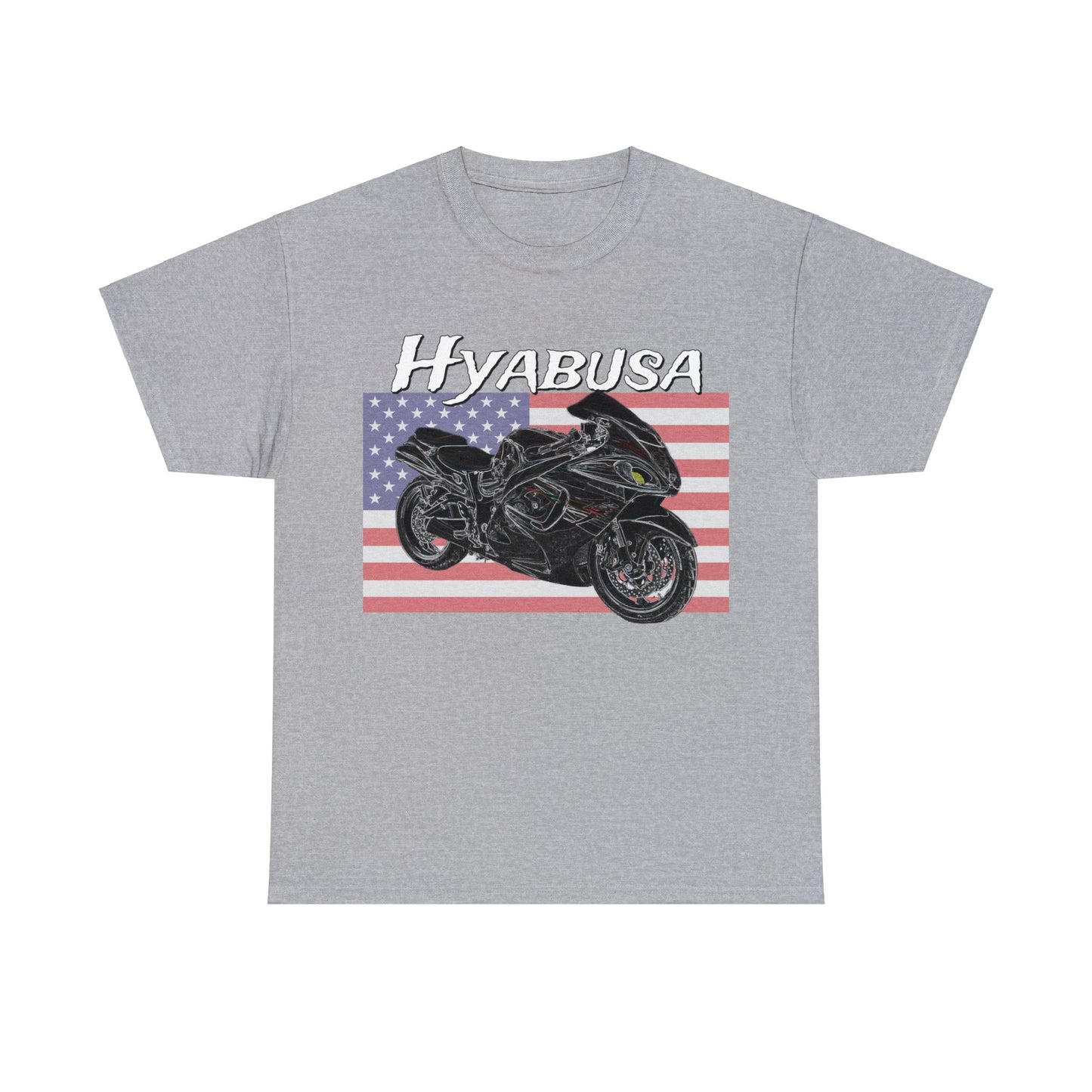 Hyabusa Motorcycle, Street Bike, Street Motorcycle Sport Bike Heavy Cotton Tee