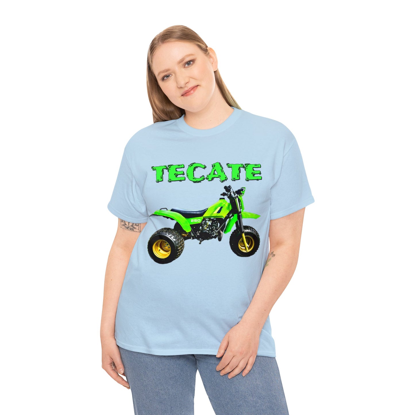 Tecate Vintage Three Wheeler 3 Wheeler ATC ATV Heavy Cotton Tee