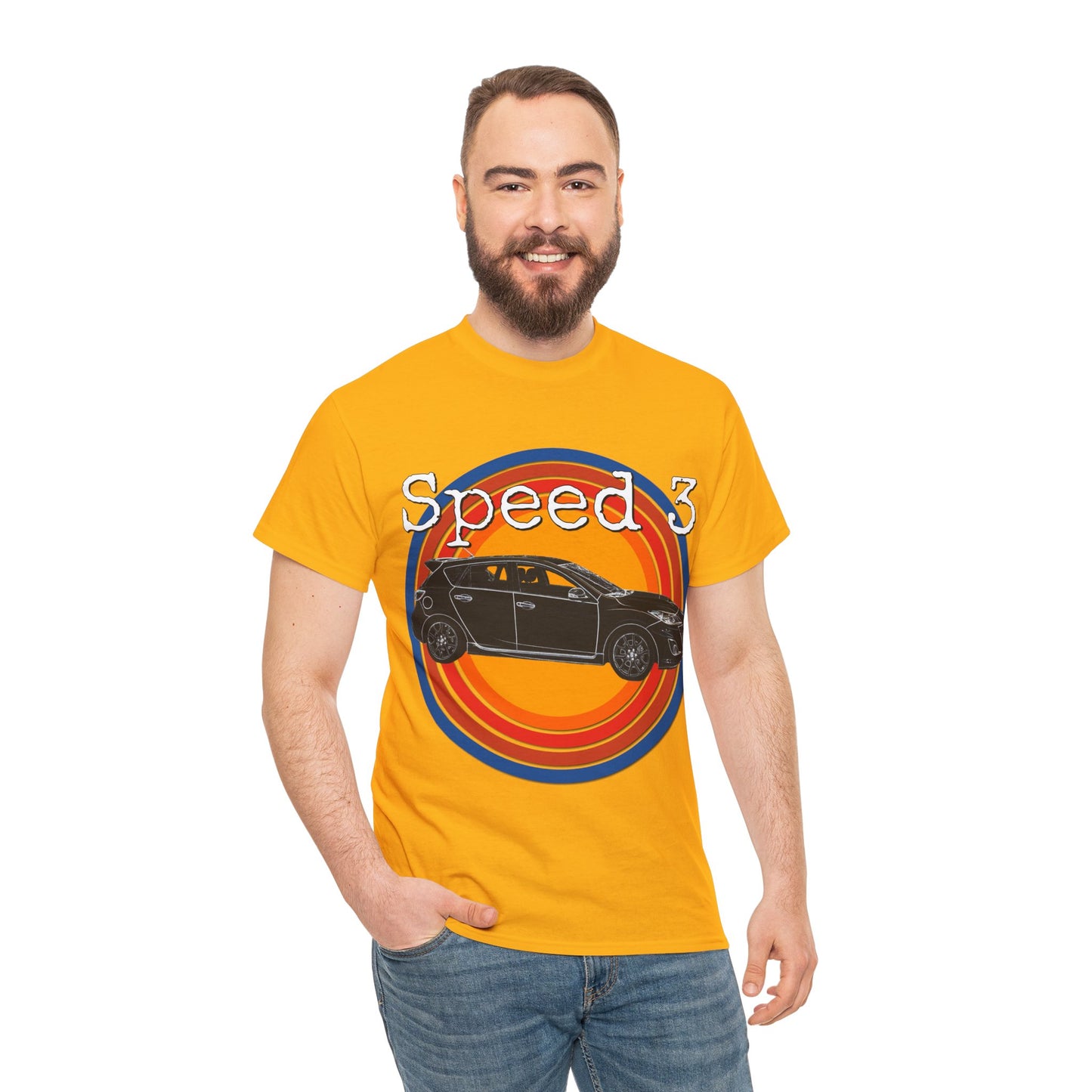 Speed 3 Hot Hatch Turbo Charged Car Subie Heavy Cotton Tee