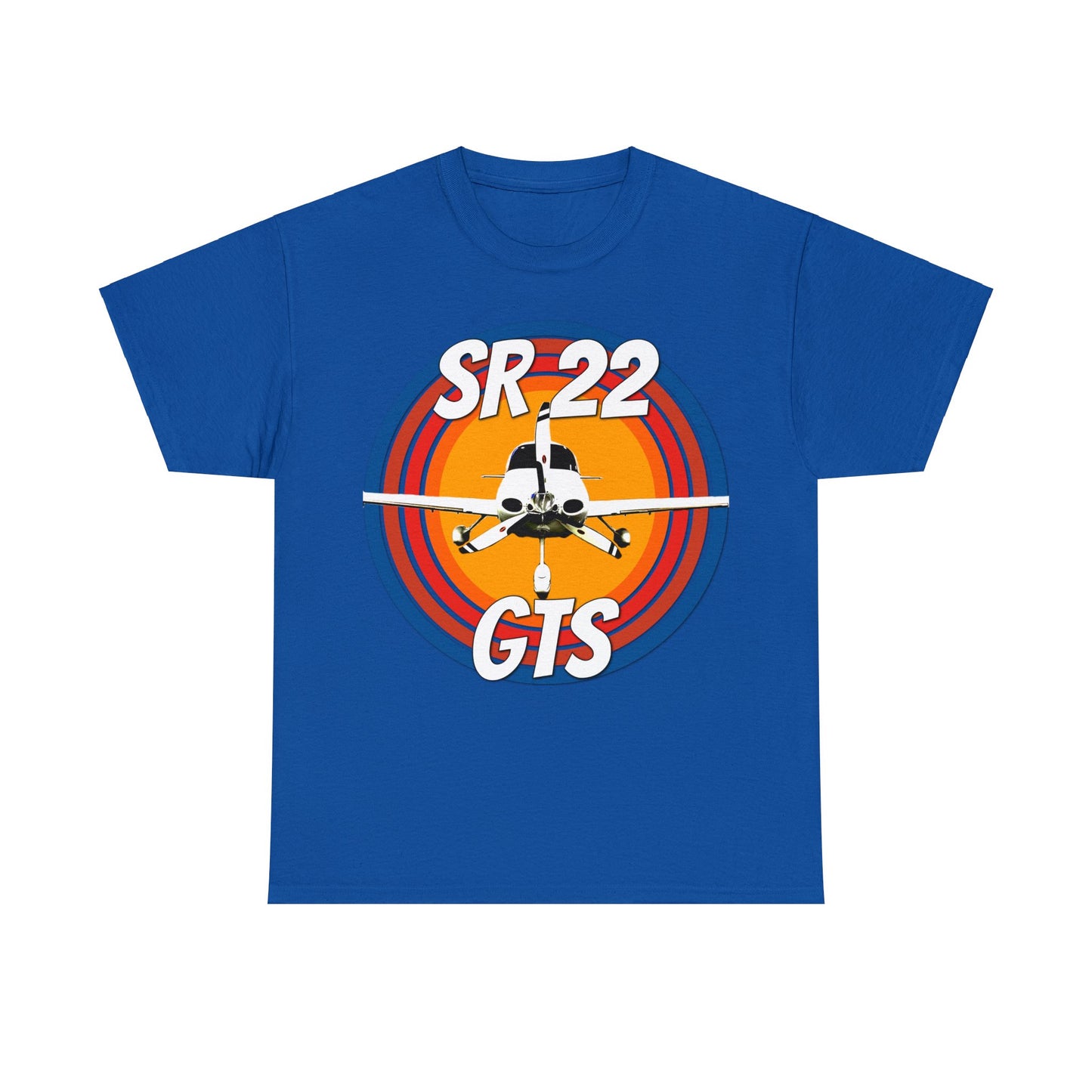 Private Airplane, Prop Plane, SR22 GTS Airplane Heavy Cotton Tee