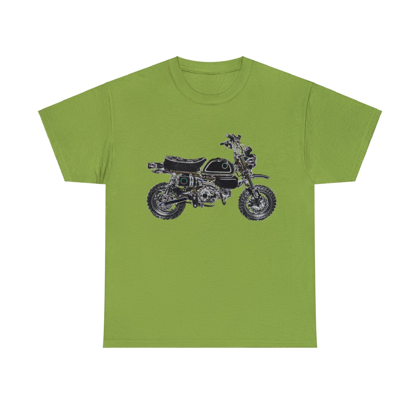 125Z Monkey Motorcycle, Mini Bike, Motocross, Off Road Heavy Cotton Tee