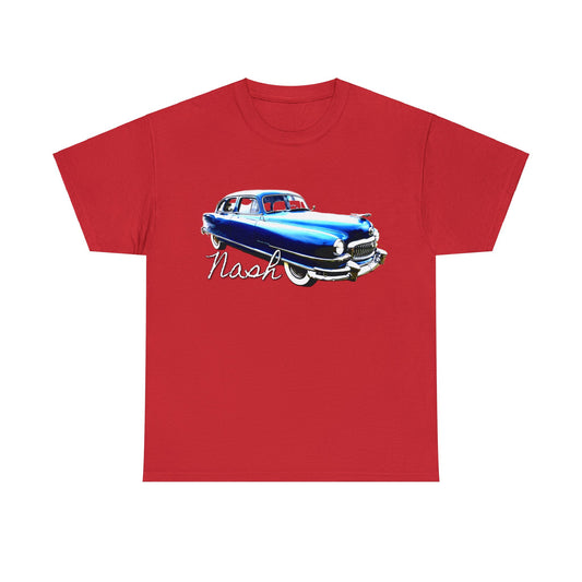 Nash Car, Vintage Car, Retro American Car, Mercury Heavy Cotton Tee