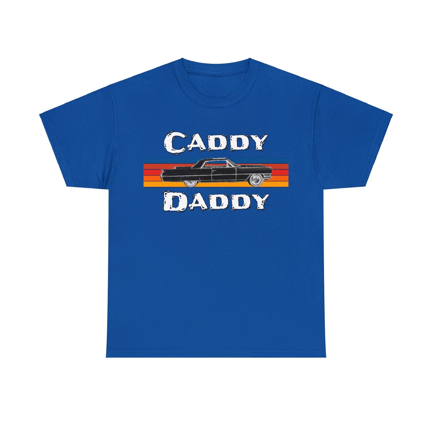 Cadillac, Vintage Car, Caddy Daddy, Retro DeVille Heavy Cotton Tee