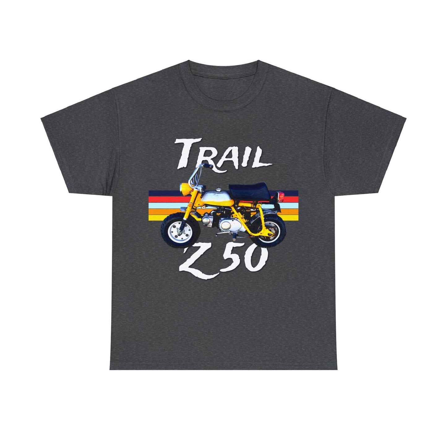 Trail Z 50 Vintage Mini Bike Monkey Motorcycle Heavy Cotton Tee