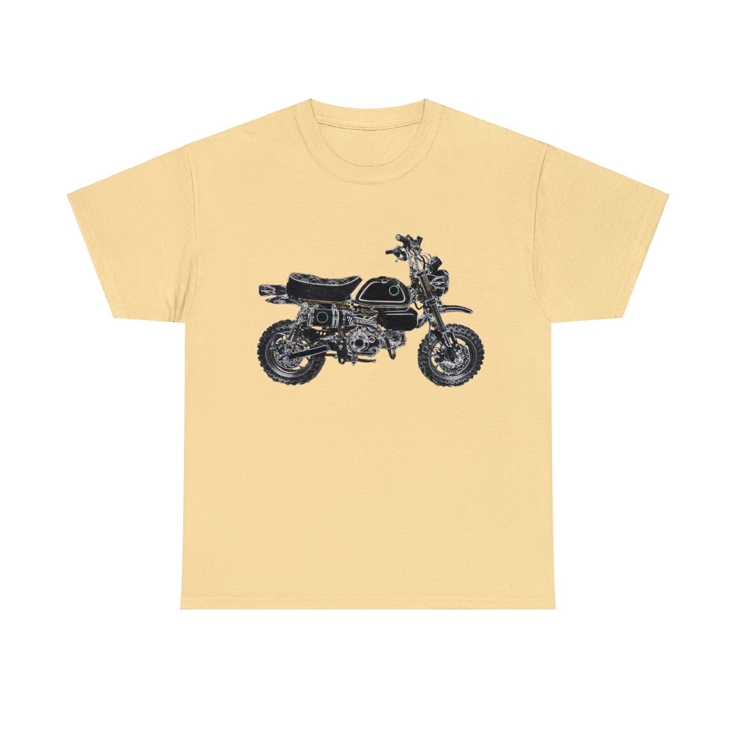 125Z Monkey Motorcycle, Mini Bike, Motocross, Off Road Heavy Cotton Tee