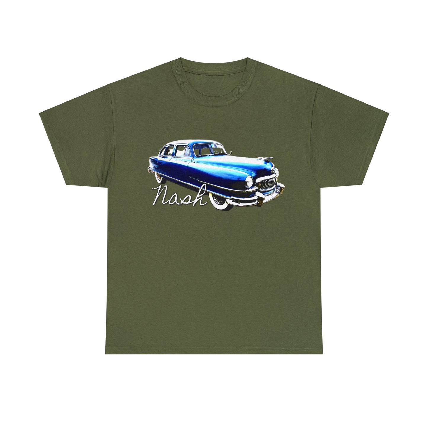 Nash Car, Vintage Car, Retro American Car, Mercury Heavy Cotton Tee