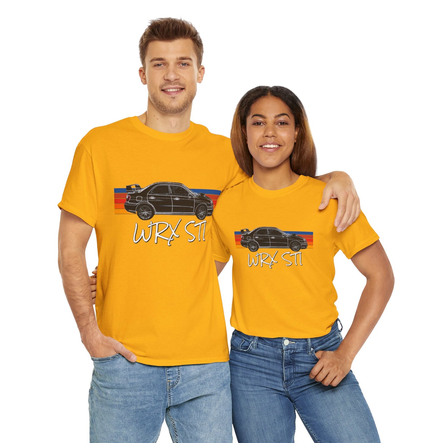 Impreza WRX STI Turbo Charged Subie Sports Car Heavy Cotton Tee