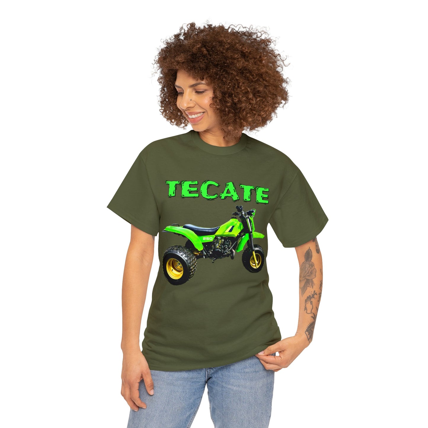 Tecate Vintage Three Wheeler 3 Wheeler ATC ATV Heavy Cotton Tee