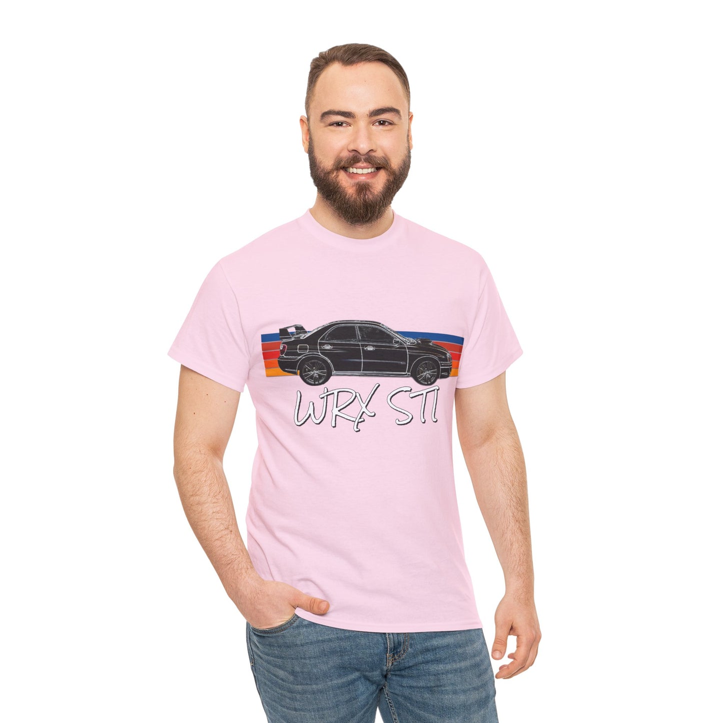 Impreza WRX STI Turbo Charged Subie Sports Car Heavy Cotton Tee