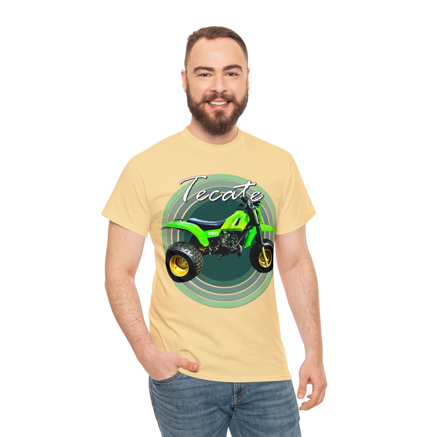 Tecate Vintage Three Wheeler 3 Wheeler ATC ATV Heavy Cotton Tee