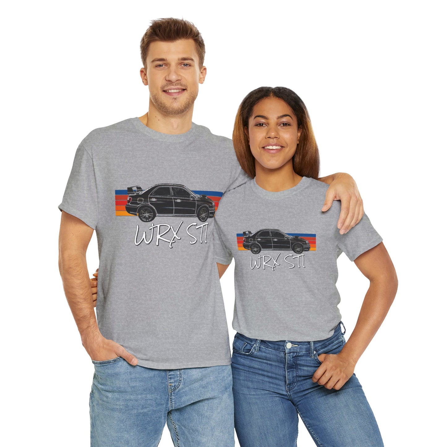 Impreza WRX STI Turbo Charged Subie Sports Car Heavy Cotton Tee