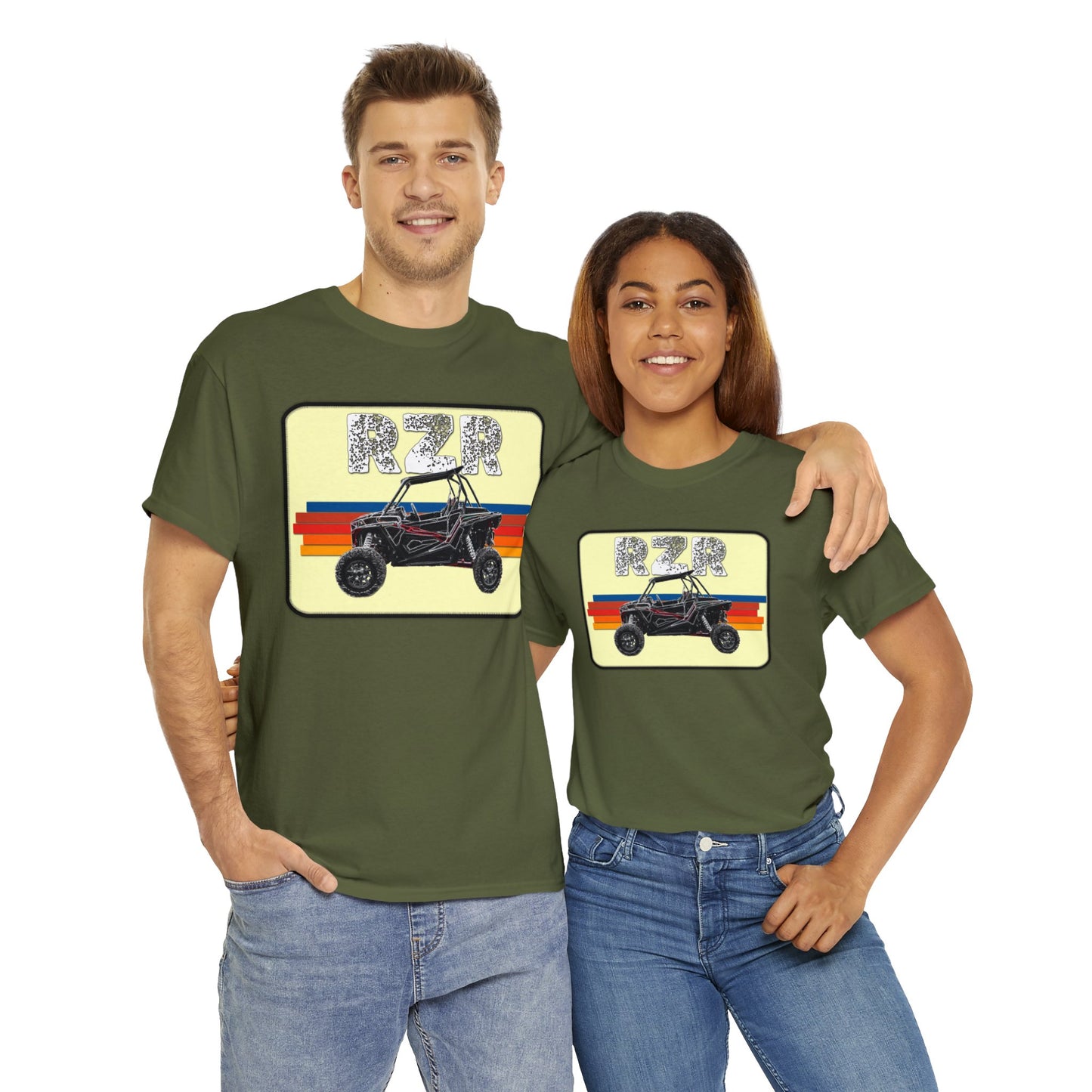 RZR UTV Side By Side 4x4 Off Road ATC Heavy Cotton Tee