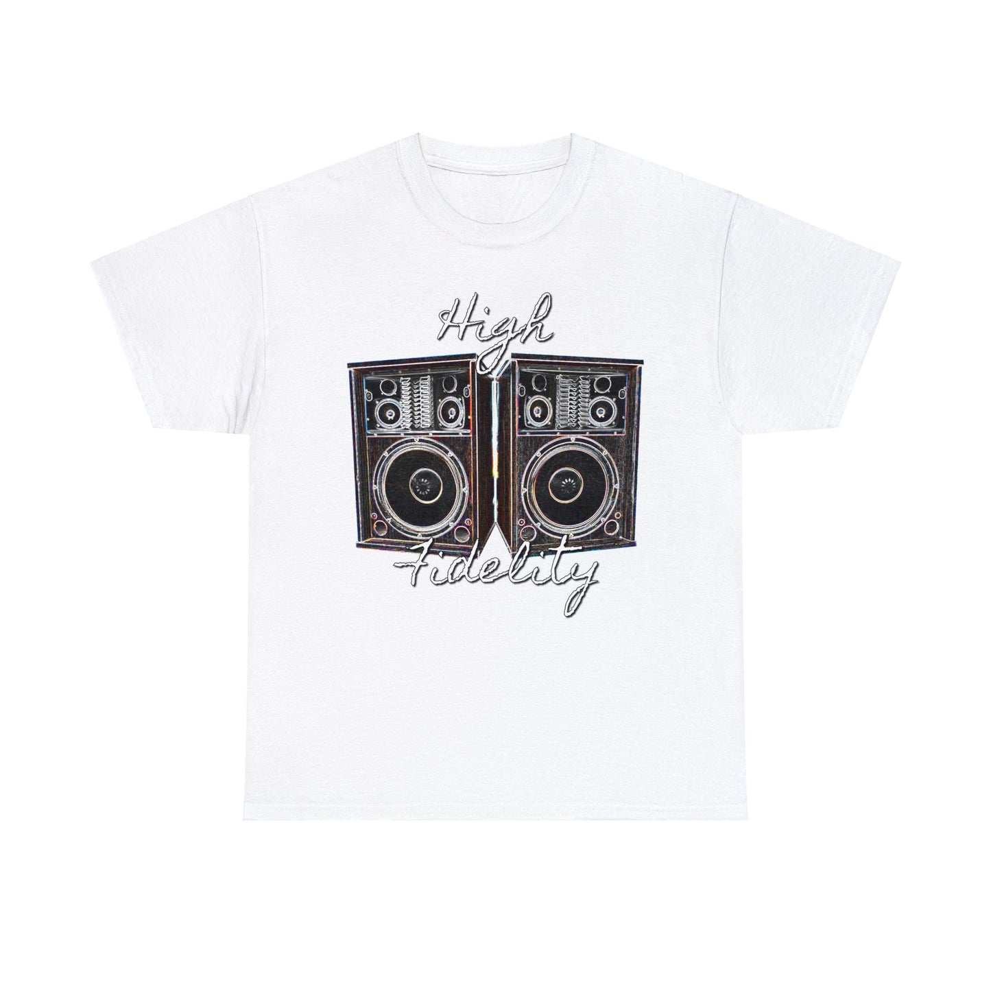 Audiophile, Vintage Stereo Speakers, High Fidelity, Lover of Music, Vintage Heavy Cotton Tee