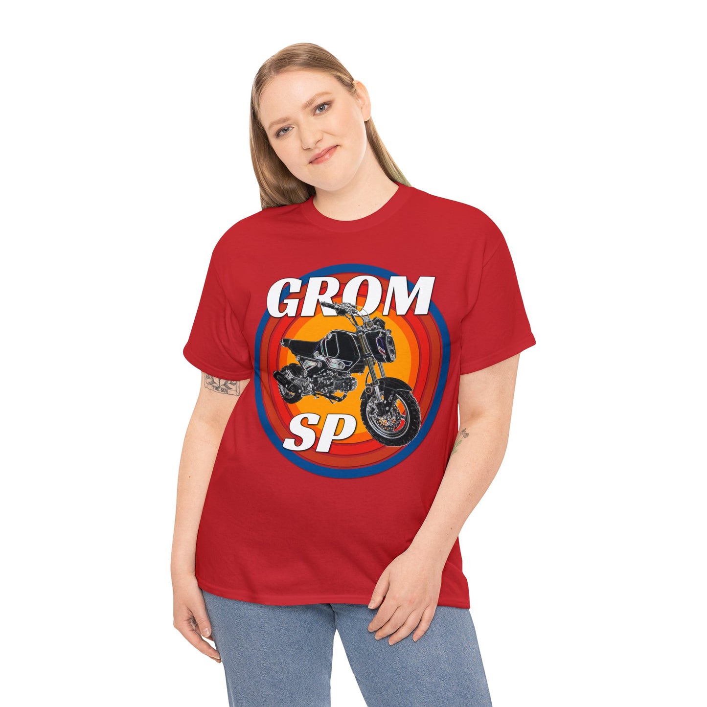 Grom SP Motorcycle Minibike Motocross Motor Bike Heavy Cotton Tee