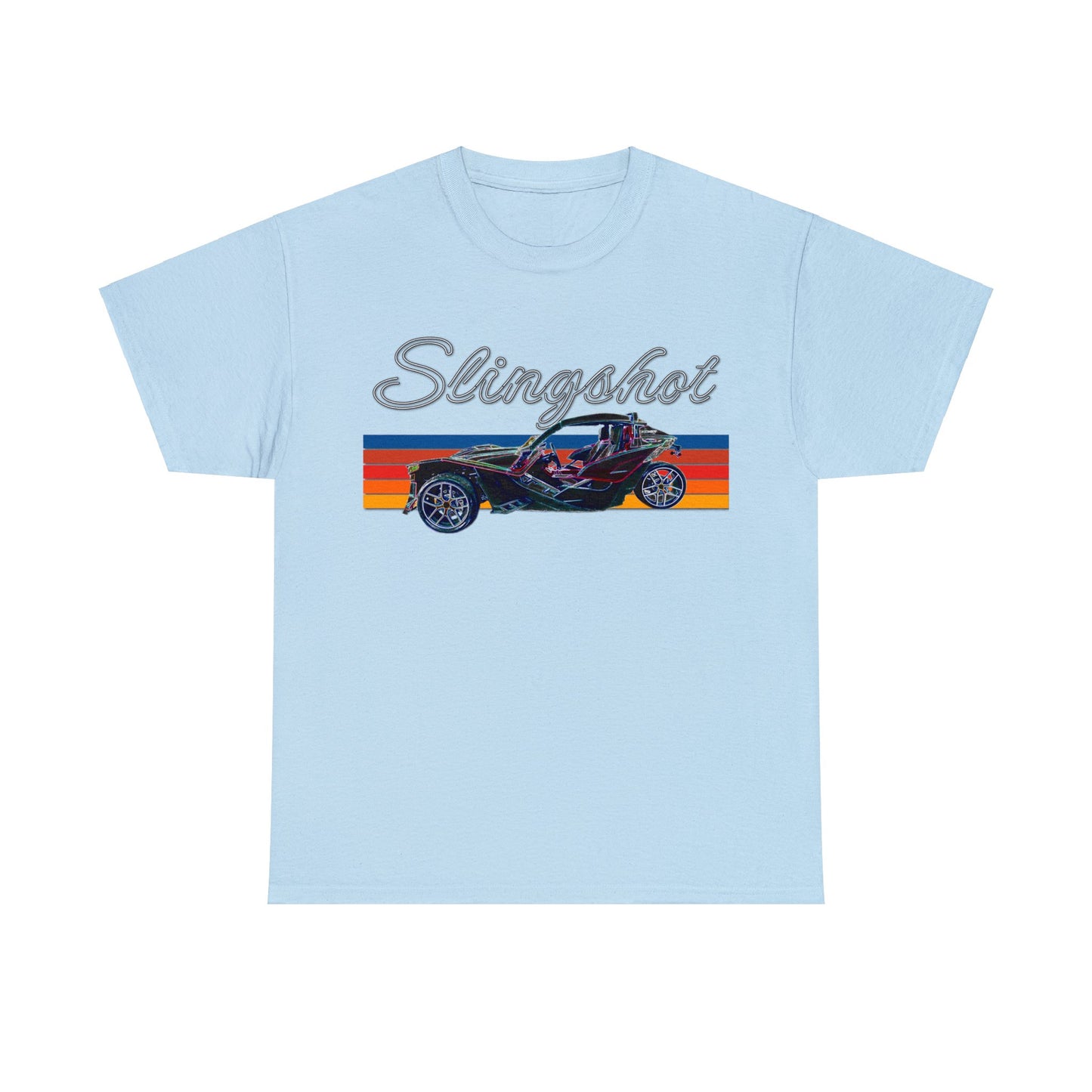 Sling Shot Three Wheel Car, Slingshot Convertible Heavy Cotton Tee