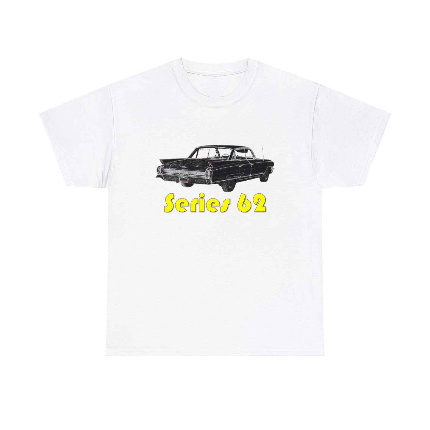 Series 62, Caddy, Vintage Car, Antique American Automobile, Retro Car Heavy Cotton Tee