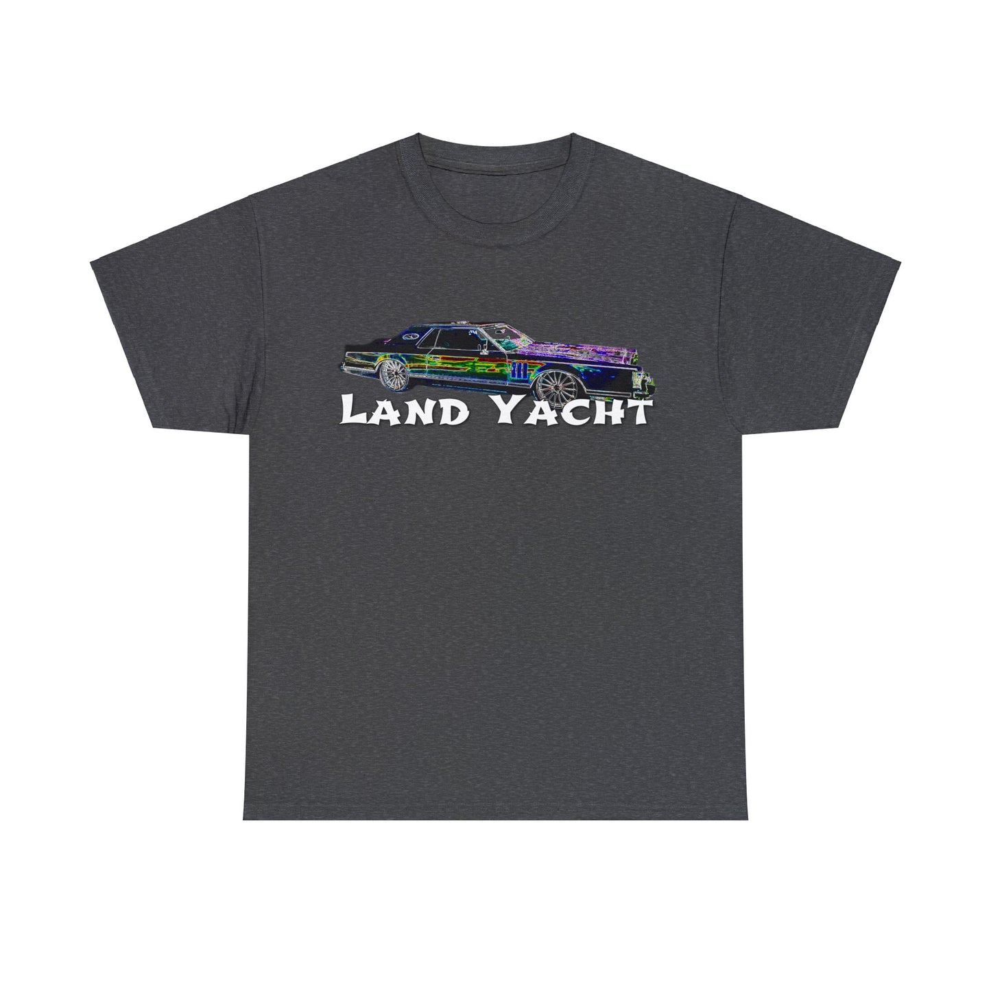 Land Yacht, Mark 5, Mark V, Vintage Car, Antique Automobile, American Car Heavy Cotton Tee