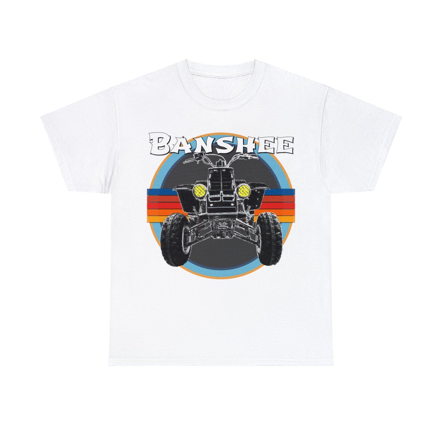 Banshee Quad ATV, Banshee Four Wheeler, Quad Bike Heavy Cotton Tee