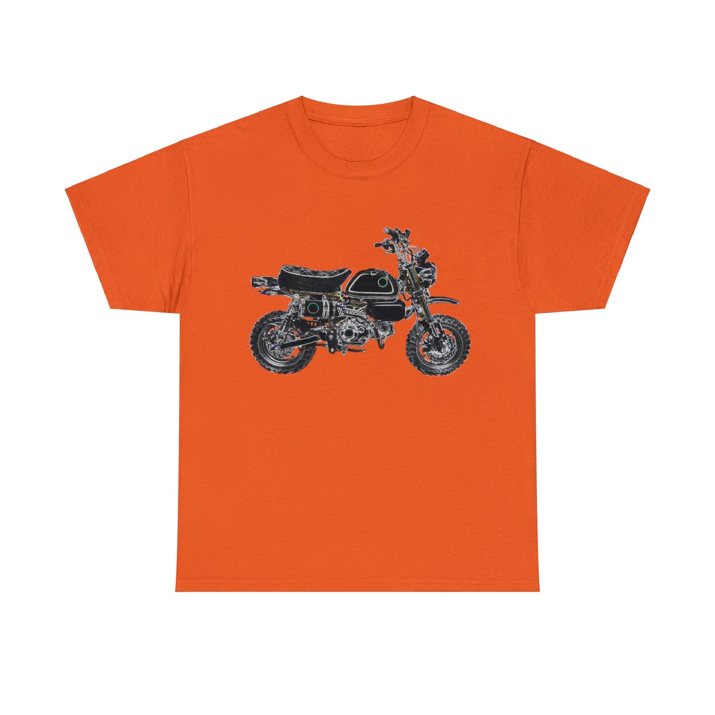 125Z Monkey Motorcycle, Mini Bike, Motocross, Off Road Heavy Cotton Tee