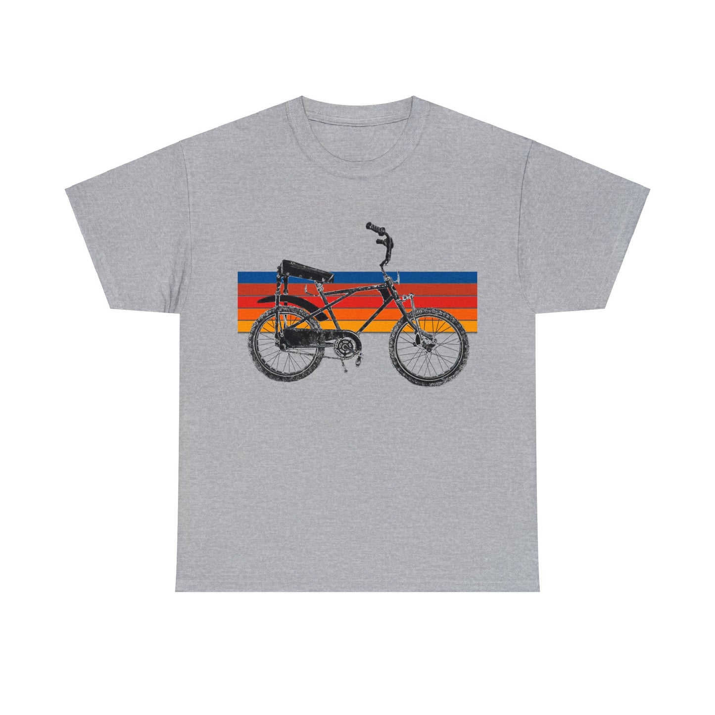 Vintage 1970s BMX Bicycle, Thunder Road Bike, Retro Dirt Bike Heavy Cotton Tee