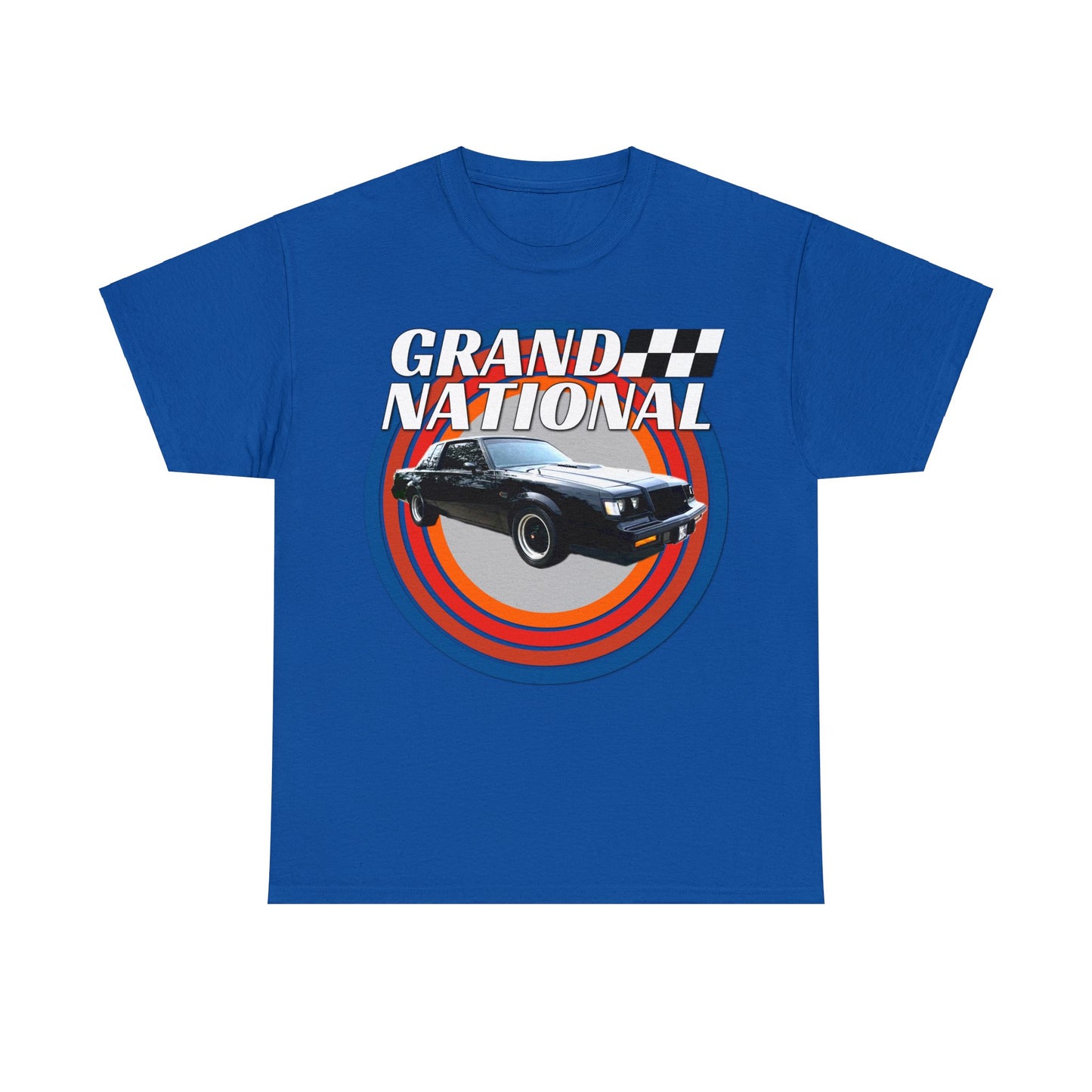 Grand National Muscle Car, Vintage American Muscle Car Heavy Cotton Tee