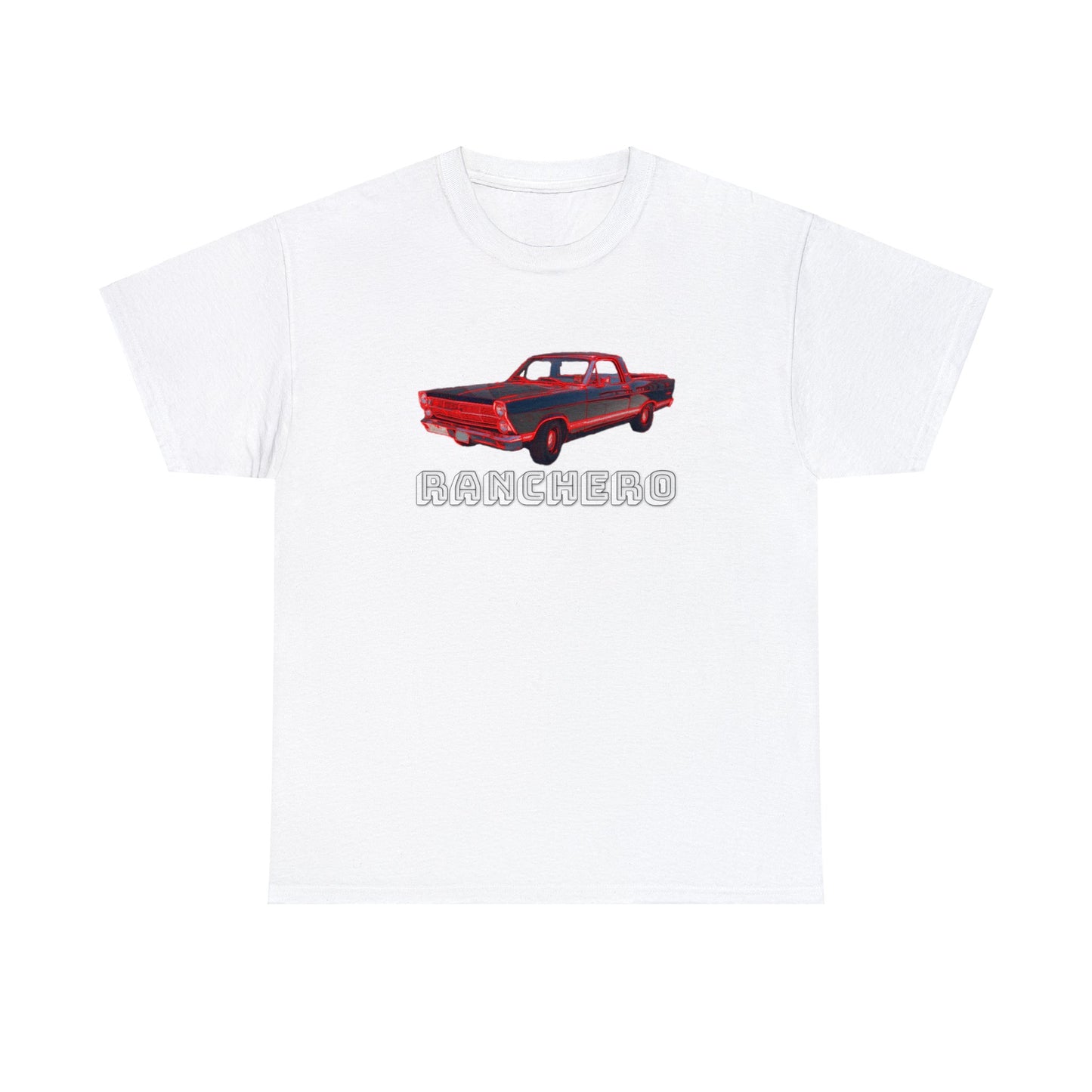 Vintage Ranchero Pick Up Car, Retro Vintage Pick Up Truck Heavy Cotton Tee