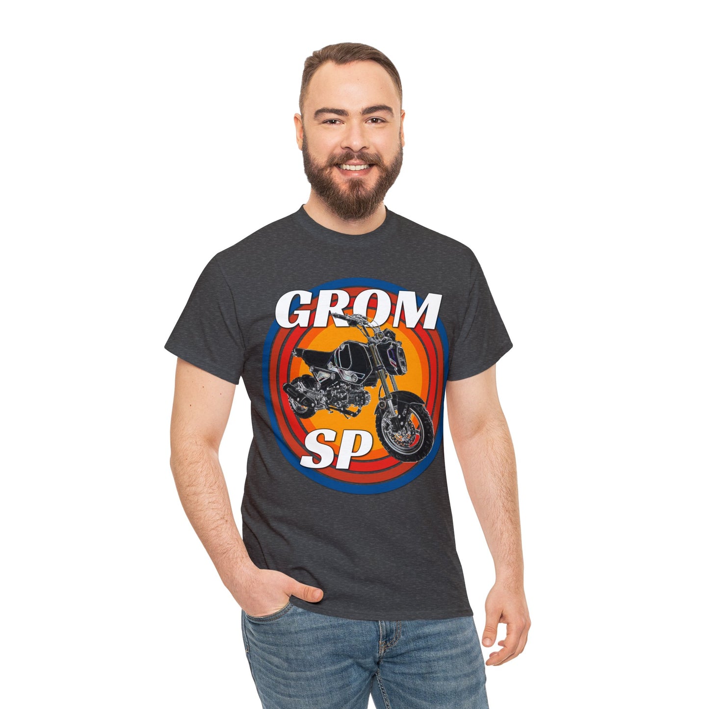 Grom SP Motorcycle Minibike Motocross Motor Bike Heavy Cotton Tee