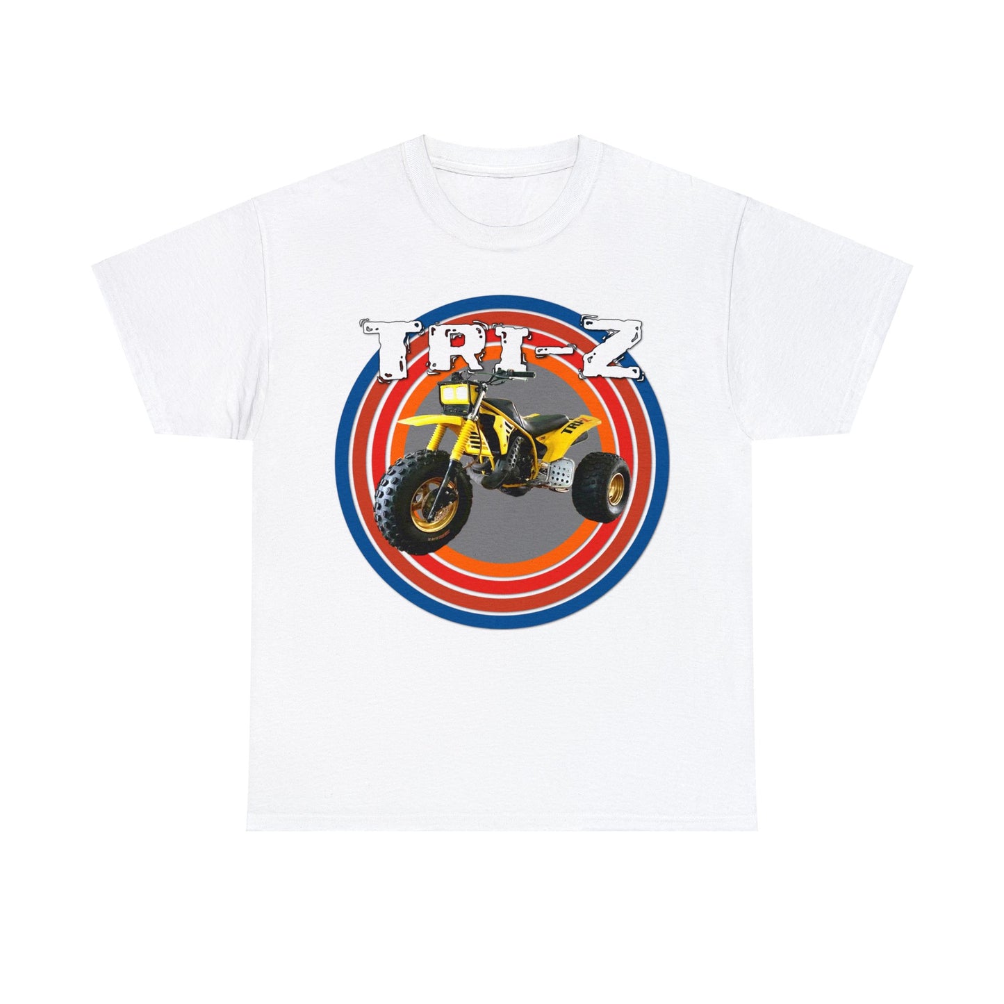 Tri Z Vintage Three Wheeler 3 Wheeler ATC ATV Heavy Cotton Tee