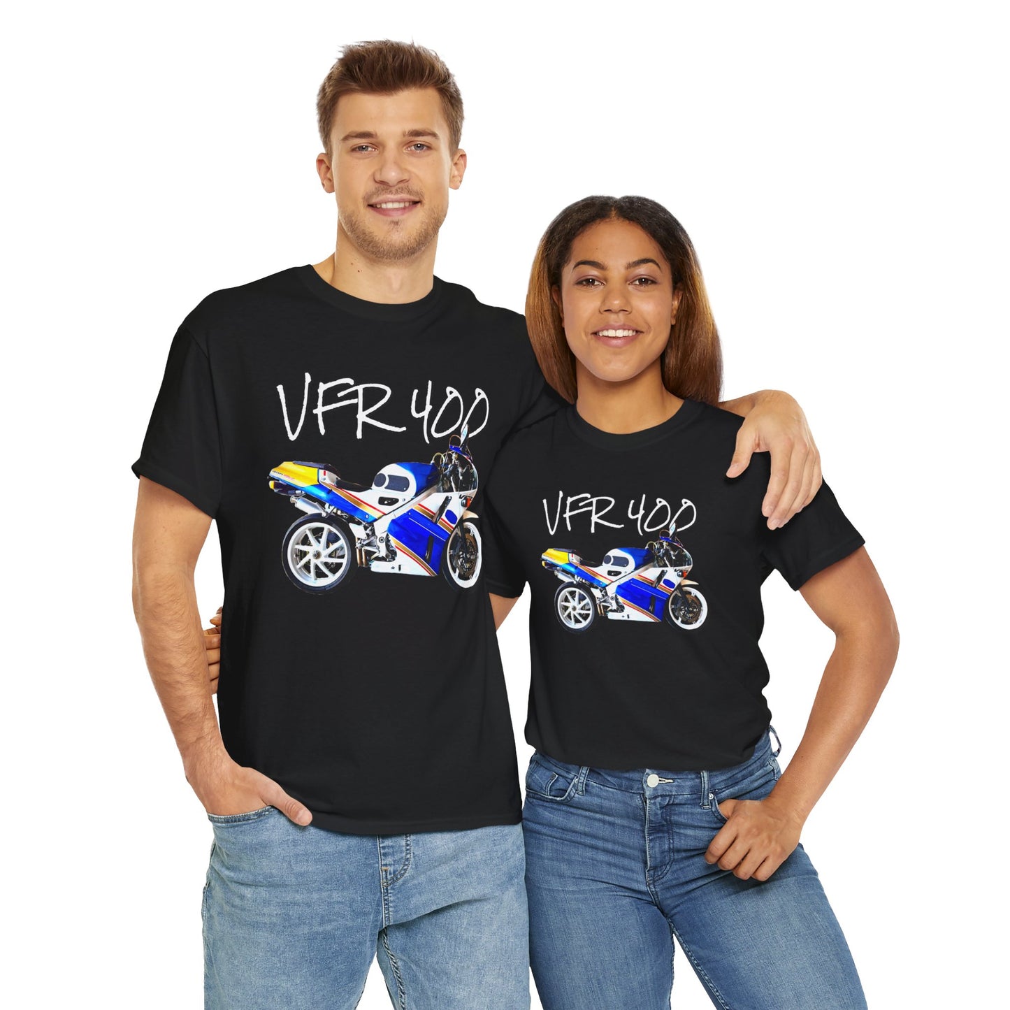 VFR 400 Motorcycle, Street Bike, Street Motorcycle, Sport Bike Heavy Cotton Tee