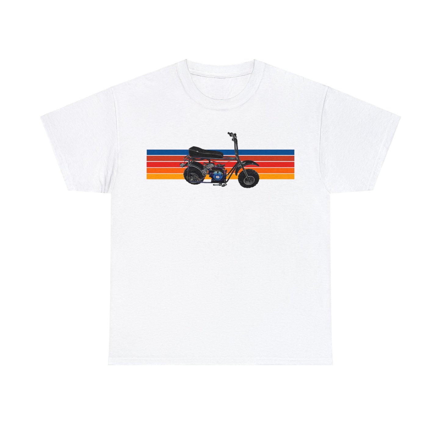 Vintage Mini Bike, Moped, Mini Motorcycle, Scooter Heavy Cotton Tee