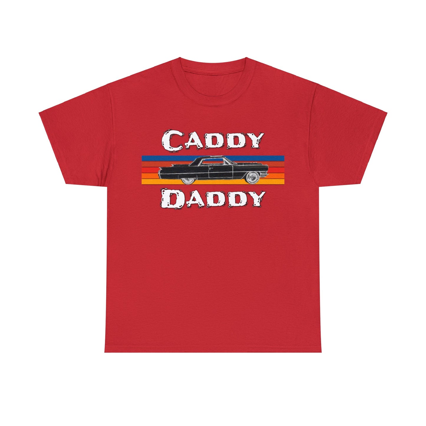 Cadillac, Vintage Car, Caddy Daddy, Retro DeVille Heavy Cotton Tee