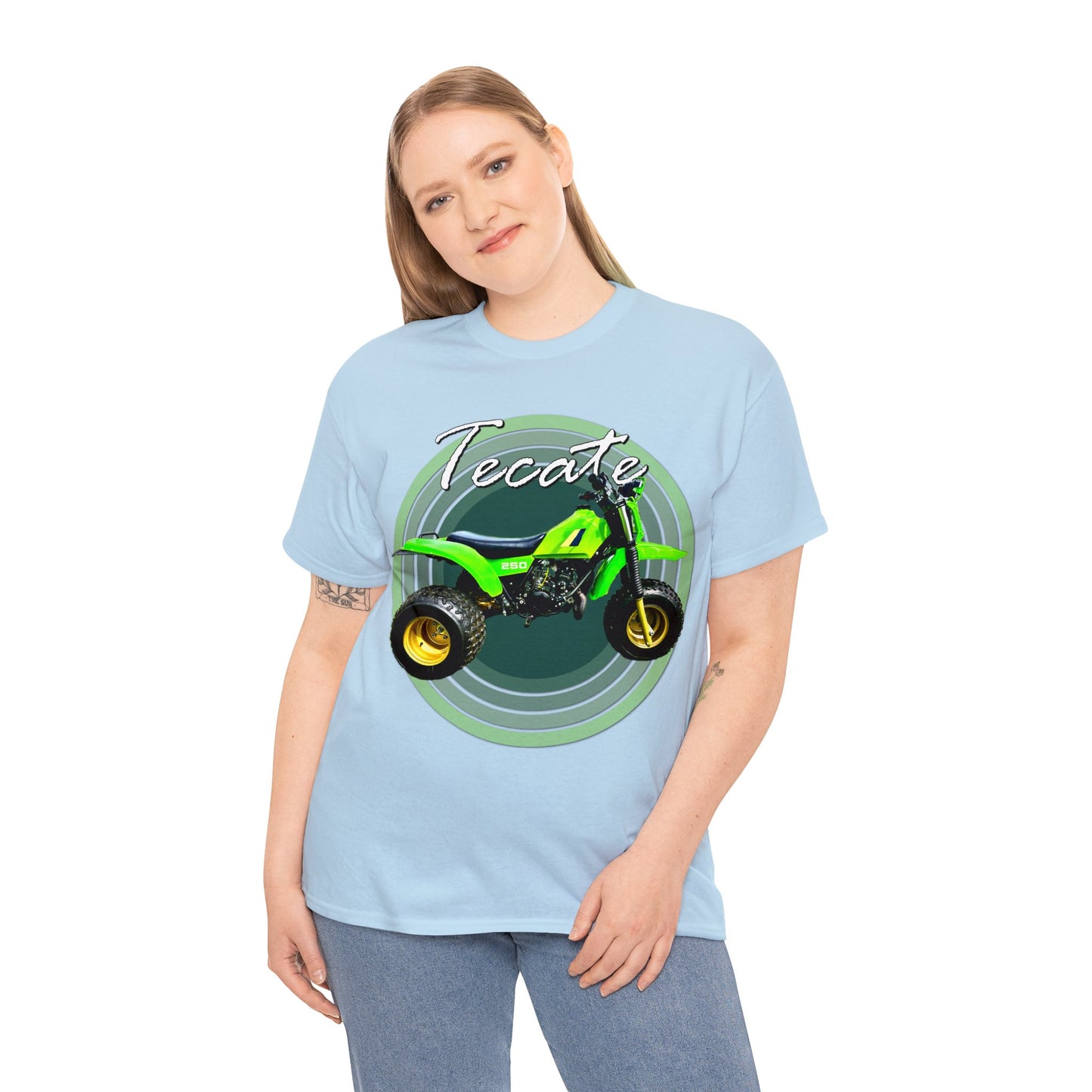 Tecate Vintage Three Wheeler 3 Wheeler ATC ATV Heavy Cotton Tee