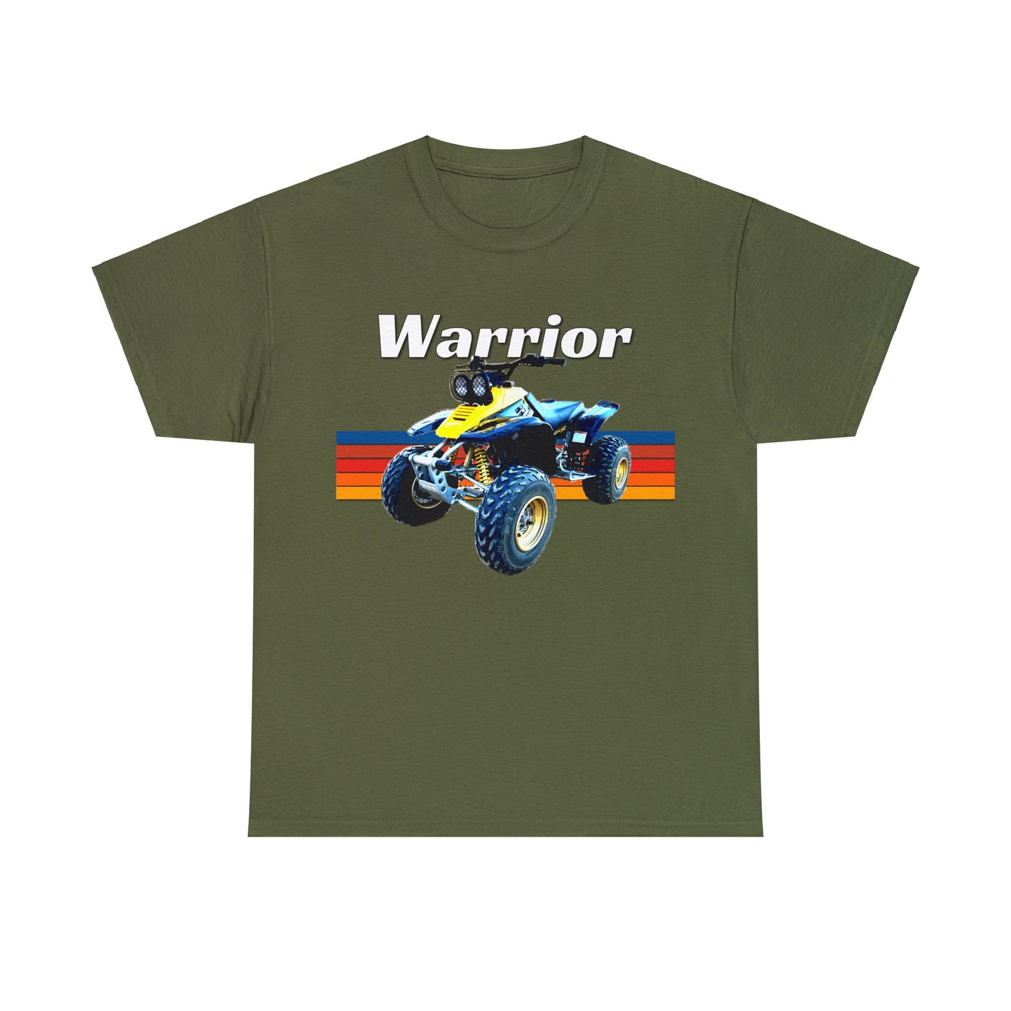 Warrior Quad Bike ATC ATV 4 wheeler Off Road Heavy Cotton Tee