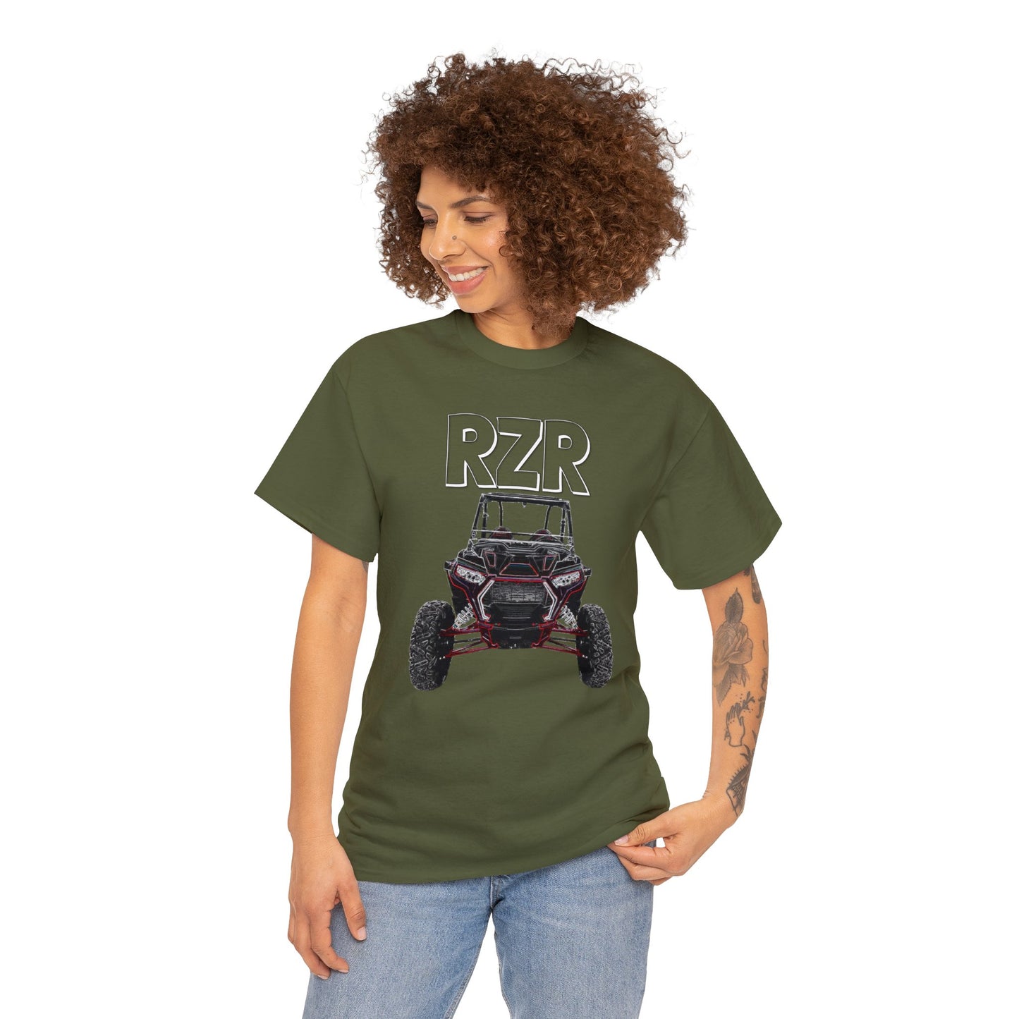 RZR UTV Side By Side 4x4 Off Road ATC Heavy Cotton Tee