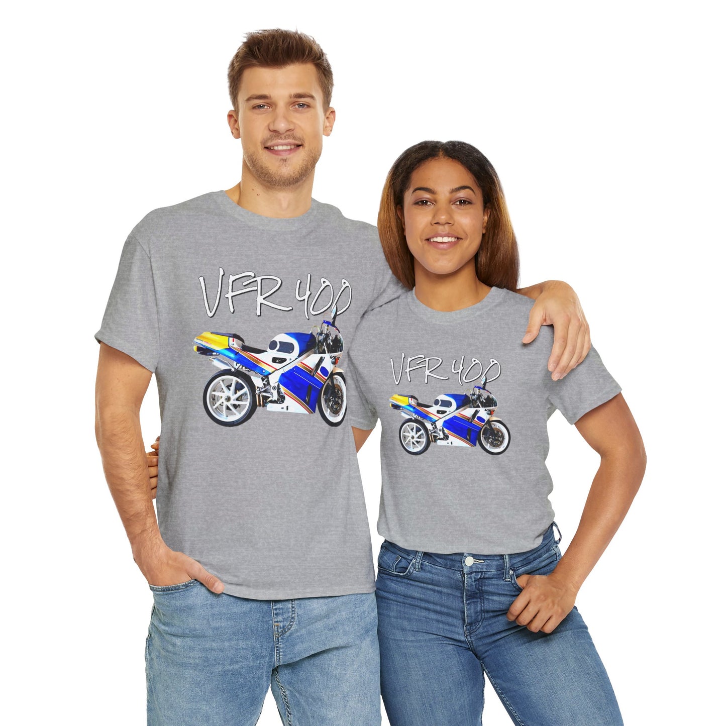 VFR 400 Motorcycle, Street Bike, Street Motorcycle, Sport Bike Heavy Cotton Tee