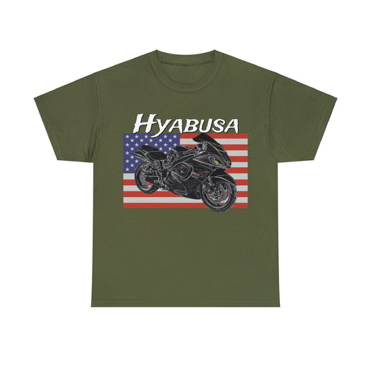 Hyabusa Motorcycle, Street Bike, Street Motorcycle Sport Bike Heavy Cotton Tee