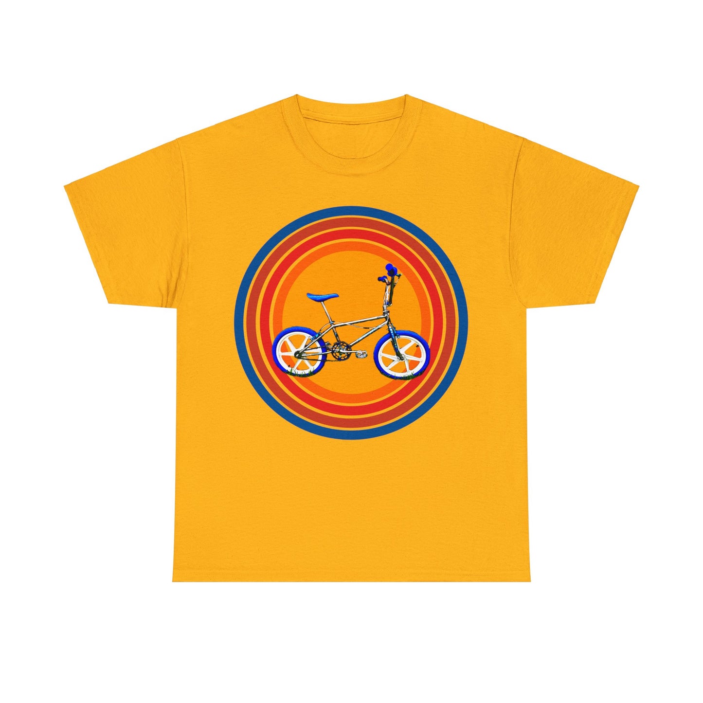 BMX, Old School Bike, Vintage BMX Bike, Retro Dirt Bicycle, 1980's Heavy Cotton Tee