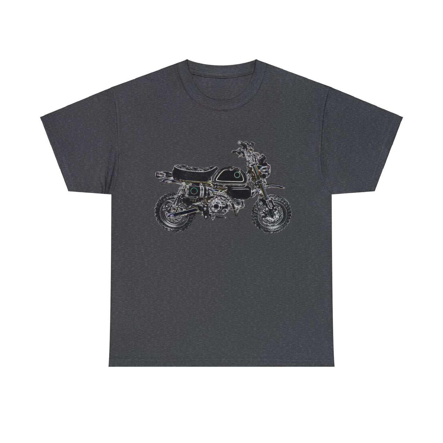 125Z Monkey Motorcycle, Mini Bike, Motocross, Off Road Heavy Cotton Tee