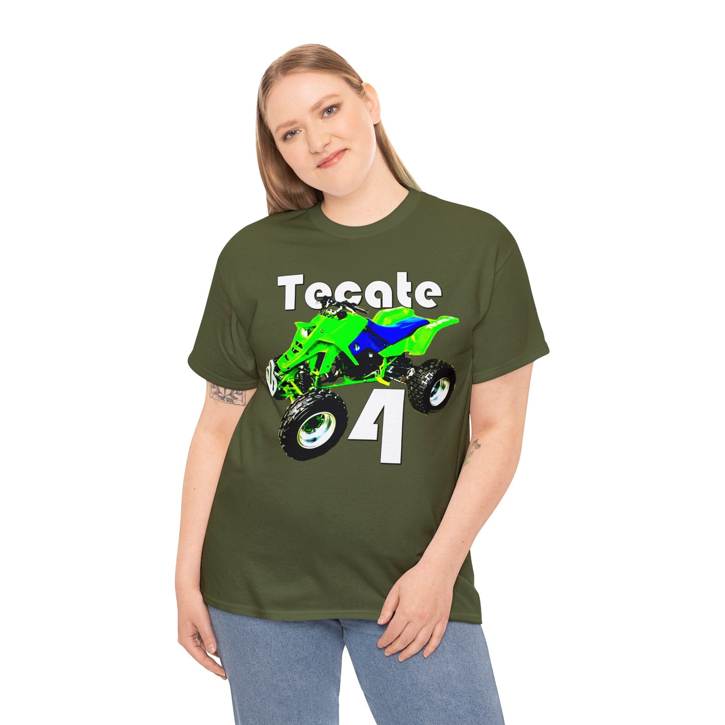 Tecate Vintage Four Wheeler 4 Wheeler ATC ATV Heavy Cotton Tee