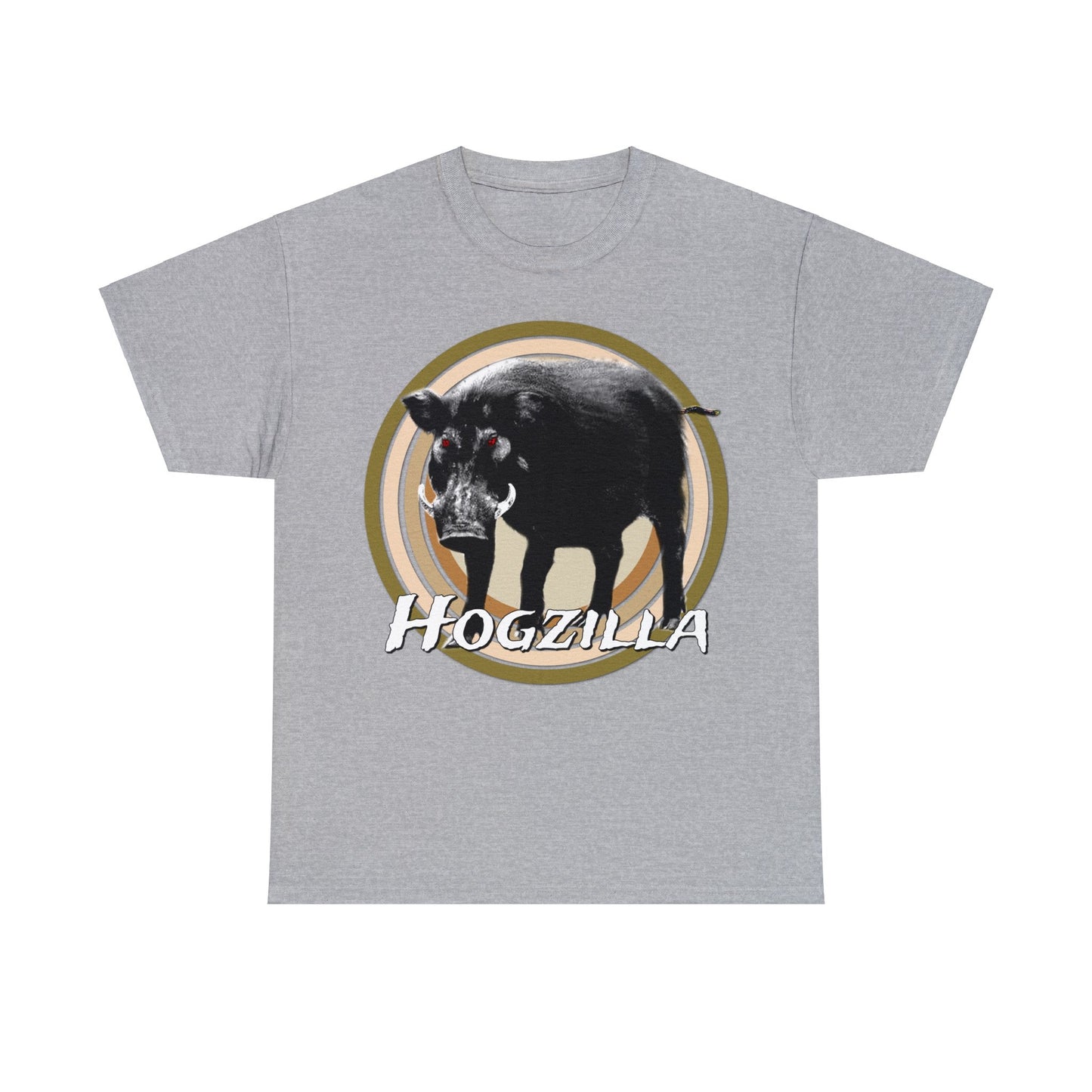 Wild Hog Hunting, Wild Hog, Hog Wild, Hog Boar Hunter, Hogzilla Heavy Cotton Tee